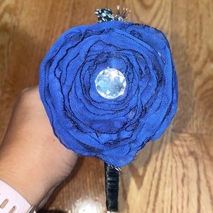 Blue flower headband!